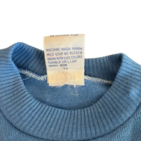 Vintage kids 18 month bow tie bunny color block sweatshirt Bette’s Girls - Picture 7 of 9